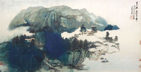 Zhang Daqian 1899 1983 Garden Of Eight Virtues In Pomo Style