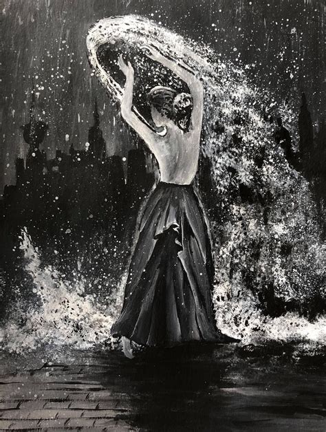Painting By Atchalee S Dancing In The Rain Dance Painting Art