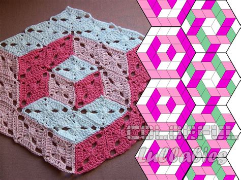 Optical Illusion Crochet Pattern 3d Illusion Crochet Stacked