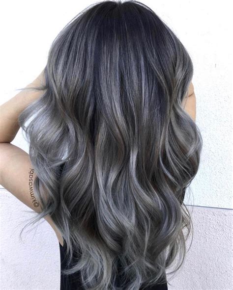 Pin By Micaela Cancino On Cabello Grey Hair Dye Charcoal Hair