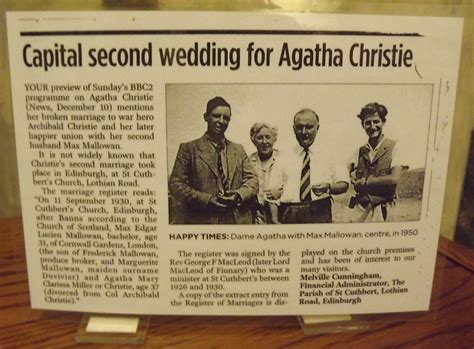 Agatha Christie News Cutting Agatha Christie Married Her S Flickr
