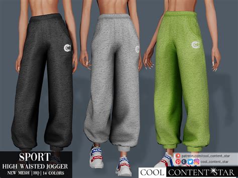 The Sims Resource High Waisted Jogger Patreon