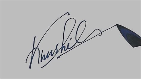 ️ Stylish Simple Signature K How To Draw Signature Like A
