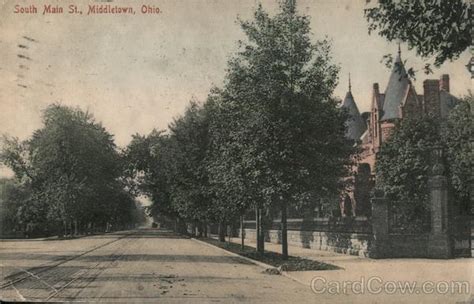 South Main St Middletown Oh Postcard