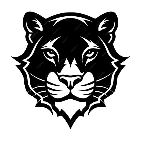 Premium Vector Panther Head Wild Animal Illustration
