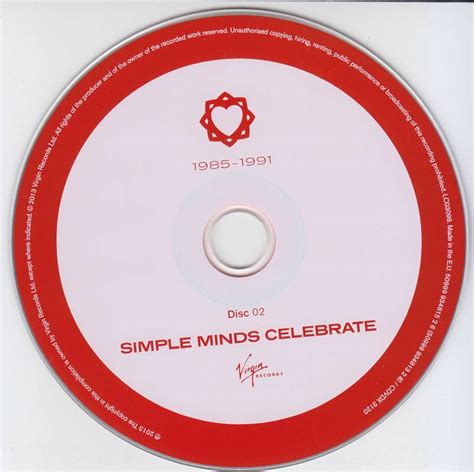 Simple Minds Celebrate Greatest Hits 2013 3cd Box Set Repost