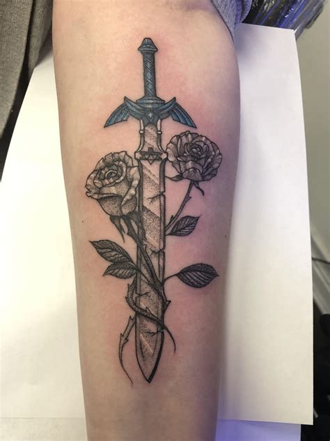 My Master Sword Tattoo Done By The Awesome Adam Collins At The Ink