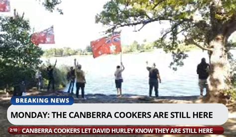 Ken Behren On Twitter Scene Earlier Today As The Canberra Cookers Let