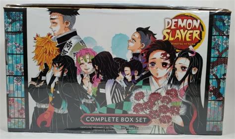 New Demon Slayer Kimetsu No Yaiba Manga Box Set Volumes 1 23 English