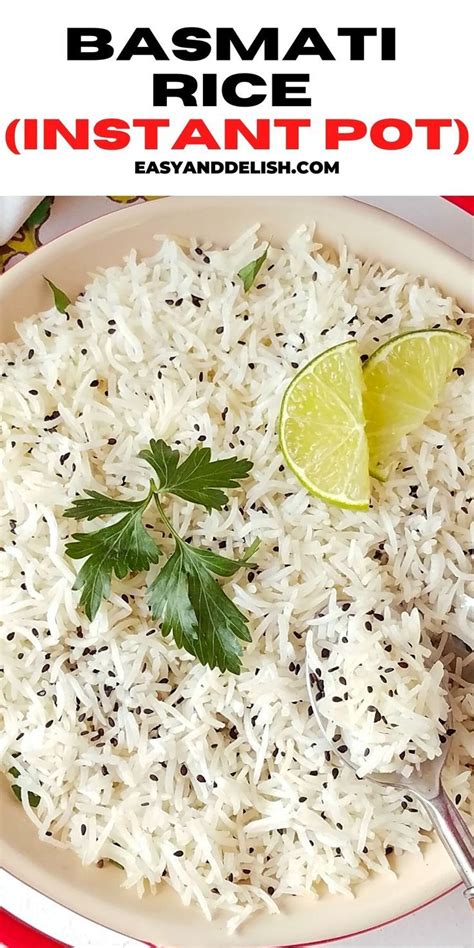 Instant Pot Basmati Rice Recipe Recipe Dinner Recipes Easy Quick