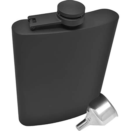 E Volve Modern Style Hip Flask Oz Stainless Steel Smooth