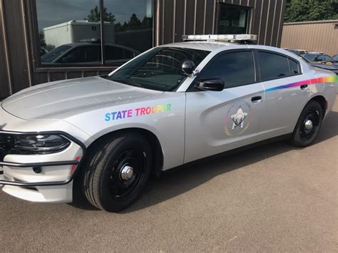 Special Edition Oregon State Police Car Celebrates Pride