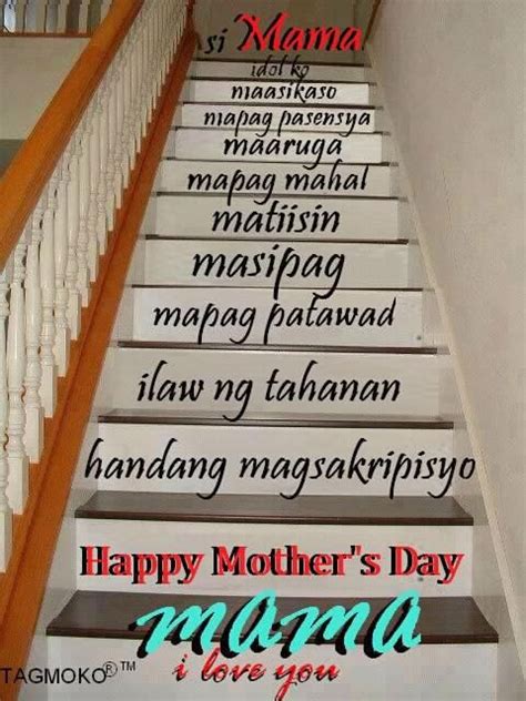 Greet your mom a happy mother's day in tagalog on the special day of commemoration for their immeasurable devotion, care, tenderness and love. Mothers day Quotes Tagalog | Mothers day quotes, Mother ...
