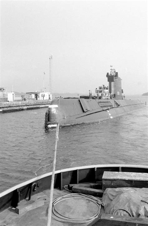 a port bow view of the nuclear powered attack submarine ex uss nautilus ssn 571 being towed