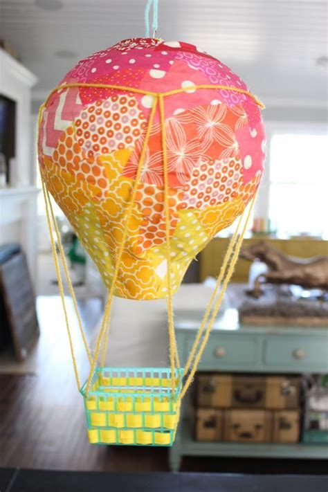 How To Make A Hot Air Balloon Up Up And Away Pinterest Hot Air