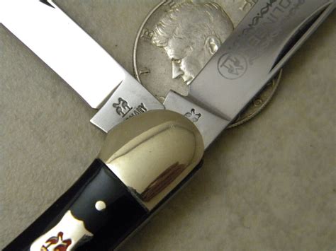 Robt Klaas Kissing Crane Solingen Germany Black Mini Copperhead Knife C