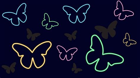 Neon Butterfly Background In Eps Jpeg Svg Png Illustrator