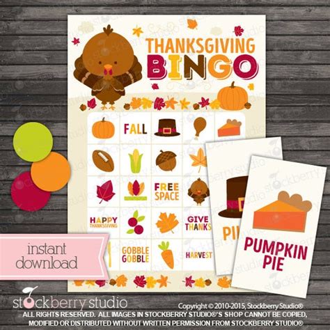 Use them as a low this post has been completely updated for 2020 to include even more thanksgiving bingo cards and a. Items similar to Thanksgiving Bingo Cards Printable - Thanksgiving Games - Instant Download ...