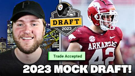 Grade My Pittsburgh Steelers Mock Draft Youtube