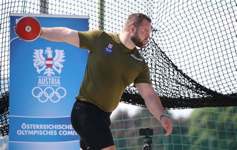 He was european junior discus champion in 2011 and holds the austrian record in men's discus throw. Lukas Weisshaidinger