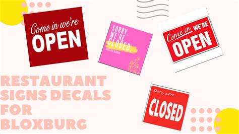 Bloxburg Cafeteria Open Closed Hours Decal Code In Bloxburg My Xxx Hot Girl