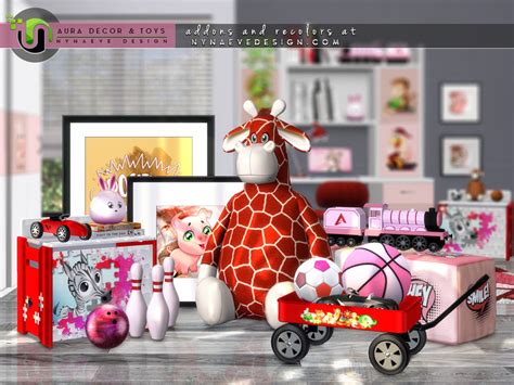 The Sims Resource Aura Kids Decor And Toys
