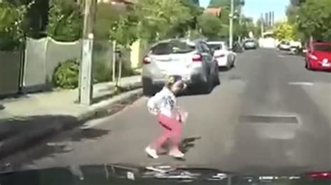 Dashcam Footage Captures Moment Young Girl Hit By Car On Melbourne Street Gold Coast Bulletin