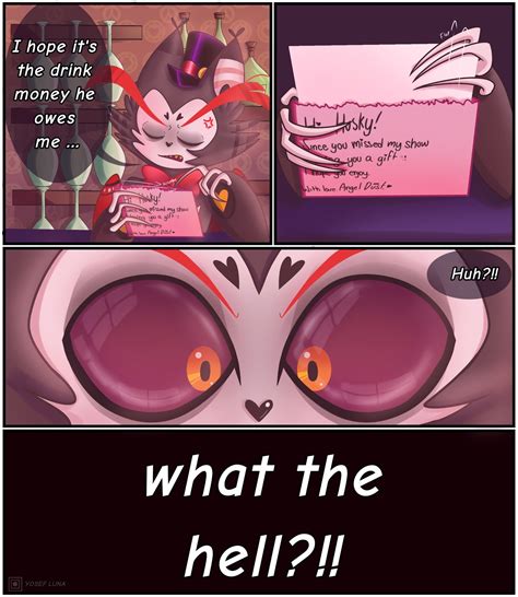 A Comic Where Angel Dust Gives Husk A Special T Fanart By Artist