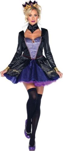 Evil Queen Leg Avenue Womens 12 14 Large L Adult Costume Halloween Cosplay New 714718462585 Ebay
