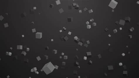 Particle Cube Stream Background Black Stock Footage Video 4570868