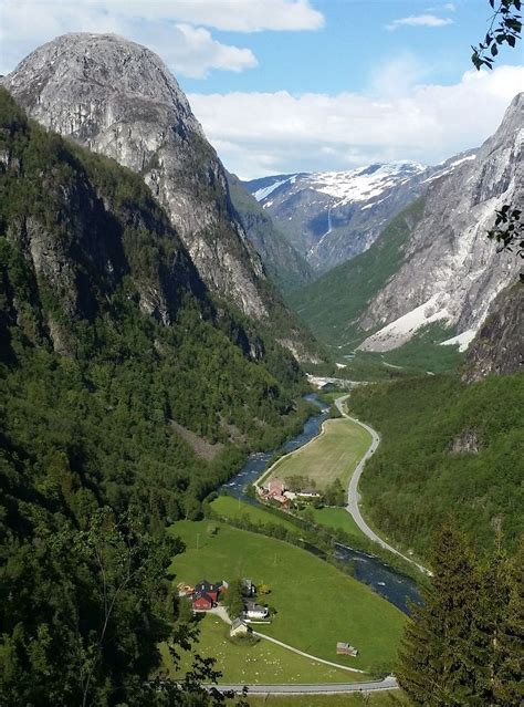 Down Flåm Valley Gudvangen Norway Norway Natural Landmarks