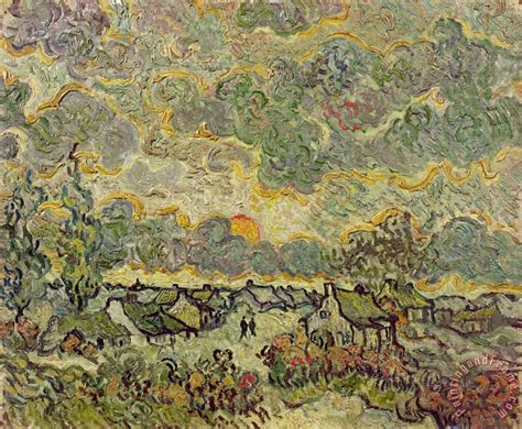 Vincent Van Gogh Autumn Landscape Painting Autumn Landscape Print For