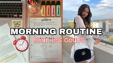 Morning Routine Pour Les Cours⏰ Youtube