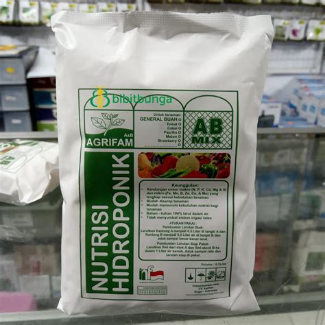 Jual Agrifam AB Mix Sayuran Buah 500 ml Nutrisi Hidroponik Pupuk