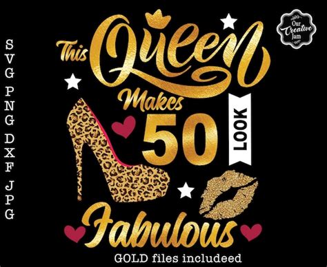 50 And Fabulous Svg Fabulous At 50 Svg 50 And Fab Svg 50th Etsy Uk