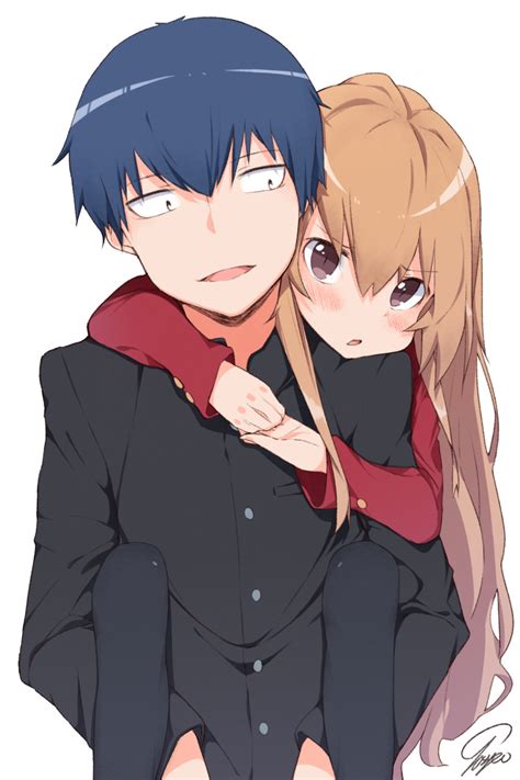 Aisaka Taiga And Takasu Ryuuji Toradora Drawn By Tosyeo Danbooru