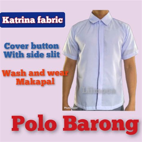 Xs 4xl White Polo School Uniform Polo Straight Polo Baron Lazada Ph