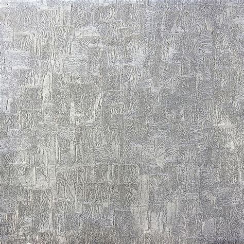 Sample A La Mode Foil Metallic Wallpaper Silver 53 X 30cm