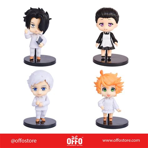 The Promised Neverland Action Figures Set Of 4 6 8 Cm