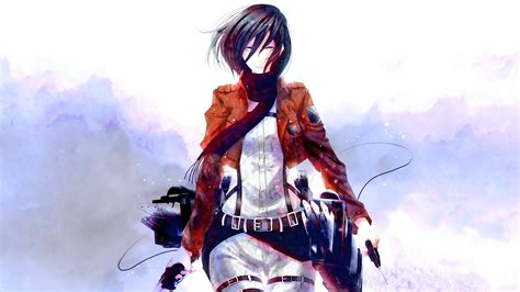 Papel De Parede Shingeki No Kyojin Mikasa Ackerman Manga Anime Meninas Anime Japanese