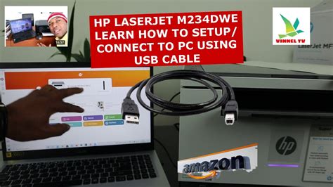 Hp Laserjet M234dwe Wireless Printer Learn How To Set Up Connect To Pc