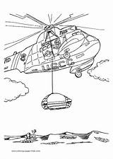 Coloring Elicottero Hubschrauber Kleurplaat Salvataggio Rettungsaktion Missione Helicoptero Reddingsactie Ausmalbild Disegni Uscg Helicopters Ausdrucken sketch template