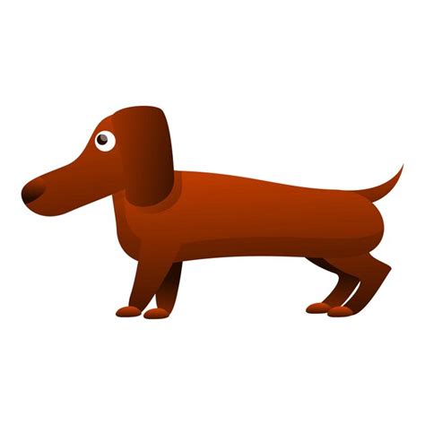 Premium Vector Canine Dachshund Icon Cartoon Of Canine Dachshund