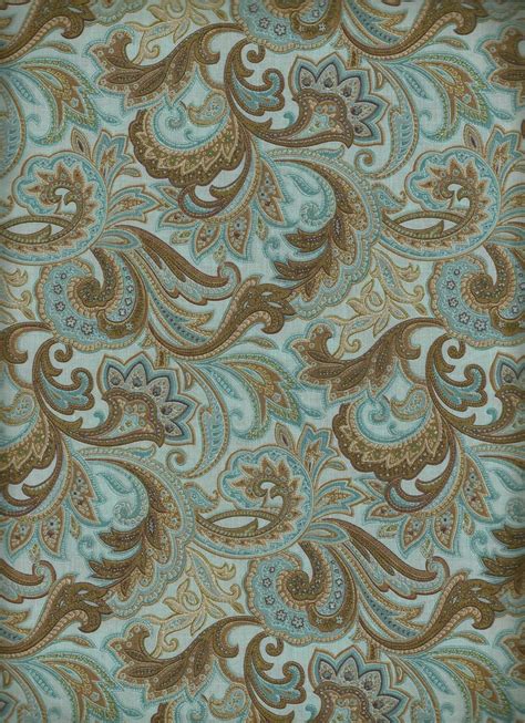 Tl166 Bthy 100 Cotton Fabric 44 45 Inch Wide Tone On Tone Teal And