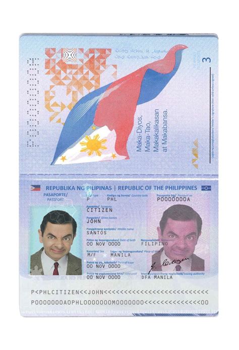Fake Philippines Passport Psd Template Mr Verify