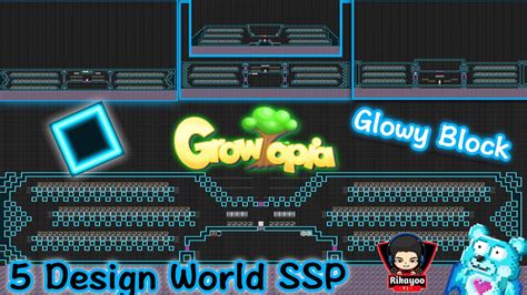 Design World Ssp Glowy Block 110 125 Wl Growtopia Indonesia Youtube