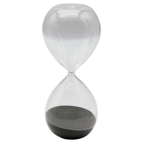 8in Black Sand Hourglass At Home