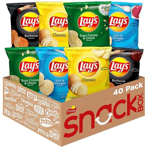 Amazon Com Simply Lay S Thick Cut Potato Chip Variety Pack Classic My Xxx Hot Girl