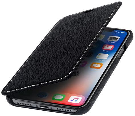 Iphone X Cover Book Type Made Of Soft Leather Stilgut