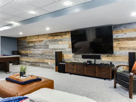 20 Inexpensive Basement Wall Ideas And Designs With Pictures